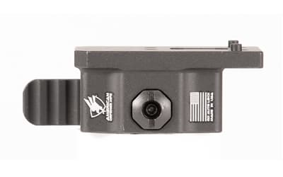 American Defense Mfg. AD-AEMS, Optic Mount, Lower 1/3 Height, Anodized Finish, Black, Quick Release, Fits Holosun AEMS