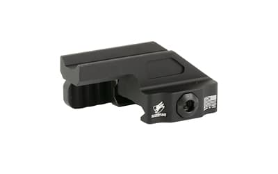 American Defense Mfg. AD-B2, Quick Detach Mount, 1.64" Height, Fits Trijicon ACOG, Anodized Finish, Black