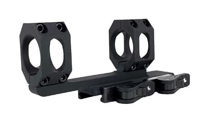 American Defense Mfg. AD-RECON Scope Mount, Dual Quick Detach, Vertical Spit Rings, 2" Offset, 34MM, Standard Height, TAC Aluminum Levers, Black