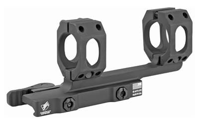 American Defense Mfg. AD-RECON Scope Mount, Dual Quick Detach, Vertical Spit Rings, 20 MOA, 2" Offset, 30MM, Standard Height, Black
