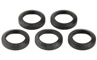 ATI Outdoors AR-15 Crush Washer 5 Pack, Fits Over 1/2X28 Threads, Black Oxide Finish