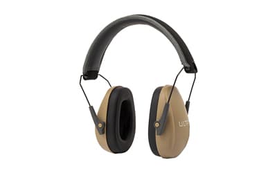 Allen Company ULTRX Slim Profile Passive Muff, Earmuff, NRR 23dB, Taupe