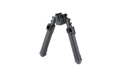 Allen Company Helix Rifle Bipod, Bipod, Fits Picatinny Rail, Matte Finish, Black and Gray, Silicone Hand Placement Area