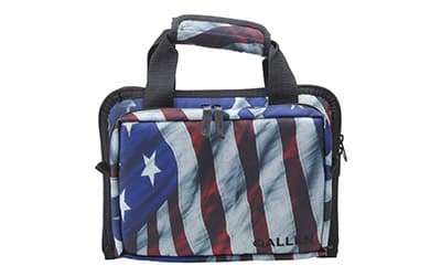 Allen Company Victory Duplex Double Handgun Case, American Flag Finish, Endura Fabric