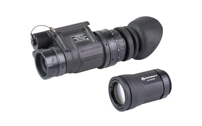 Armasight PVS-14 Gen 3 White Phosphor, Night Vision Monocle, Matte Finish, Black, 1800+ FOM Elbit YH IIT, Manual Gain, 3x Magnifier Lens