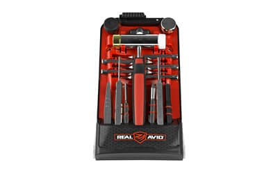 Real Avid Accu-Punch Tool, For AR15, Hammer & Pin Punch Set, Stored In A Stand-Up Case