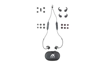 AXIL GSX 3.0, Bluetooth Earbuds, IP65 Water and Sweat Resistant, Black, Includes USB-C Charging Cable
