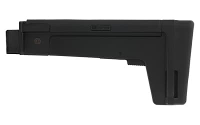 B5 Systems AK Stocked Fixed, Fits AKM Pattern Stamped Receivers, Matte Finish, Black
