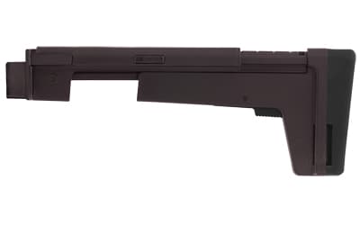 B5 Systems AK Stocked Fixed, Fits AKM Pattern Stamped Receivers, Matte Finish, Plum