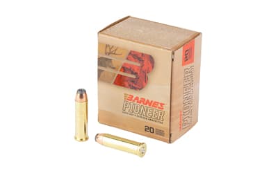 Barnes Pioneer, 357 Magnum, 180 Grain, Barnes Original Copper Soft Point, 20 Round Box