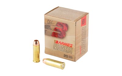 Barnes Pioneer, 45 Colt, 200 Grain, Flat Nose Triple Shock X, 20 Round Box