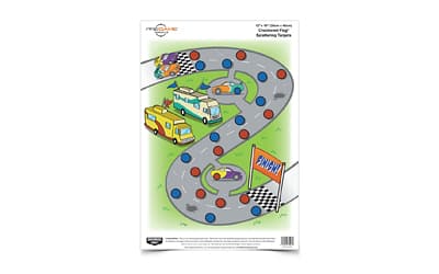 Birchwood Casey Pregame Target, Check Flag, 12x18, 8 Targets