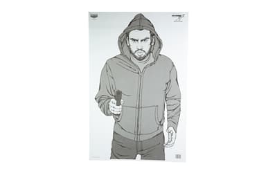 Birchwood Casey Eze-Scorer Target, Bad Guy, 23x35, 100 Targets