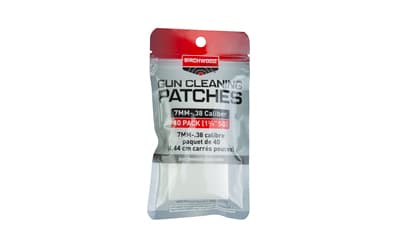 Birchwood Casey Patches, 7MM-38 Caliber, 1 3/4" Square, 40 Pack