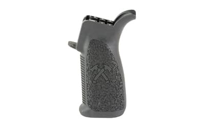 Bravo Company Mod 4 Grip, Jack Carr Crossed Tomahawks Logo, Fits AR Rifles, Black