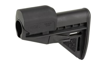 Bravo Company Mod 3 Stock, Fits Mil Spec Buffer Tube, Black, Includes Riser
