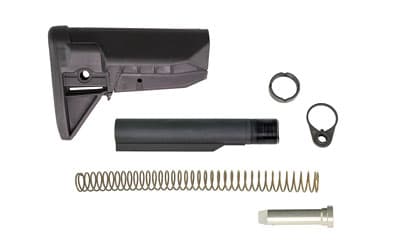 Bravo Company BCMGUNFIGHTER Mod 0 Stock Kit, SOPMOD (Widebody), Receiver Extension, Quick Detach End Plate, Lock Nut Action Spring, Carbine Buffer
