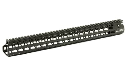 Bravo Company 17" ALPHA Keymod Rail, Fits AR Rifles, Aluminum Alloy, Includes BCM KeyMod Sling Mount and a BCM KeyMod Nylon Rail, Black
