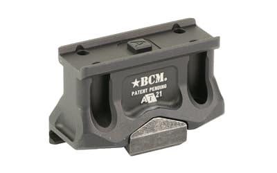 Bravo Company A/T Optic Mount, Fits Aimpoint Micro T2, Lower 1/3 Cowitness, Anodized Finish, Black