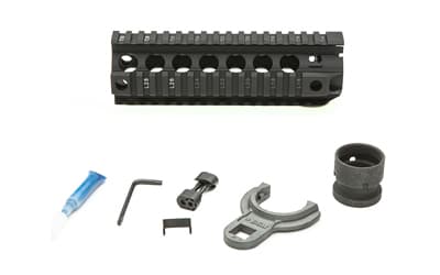 Bravo Company Quad Rail, Picatinny Rail, Fits AR Rifles, 7", Black