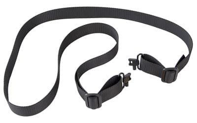 Bulldog Cases Single Point Sling, Deluxe Locking Swivels, Poly Oxford Nylon Construction, Black