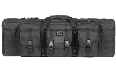 Bulldog Cases Deluxe Tactical Rifle Case, Fits Single Rifle, Three Front Acc. Pockets, Large Main Front Pocket, Back Pack Straps, 36" Soft Case