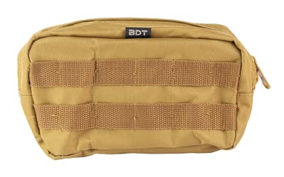 Bulldog Cases BDT MOLLE Utility Pouch, Poly Oxford Nylon Material, Tan