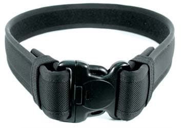 BLACKHAWK 2.25" Ergonomic Padded Duty Belt, Outer Belt, with Hook & Loop, Medium (32" - 36"), Black