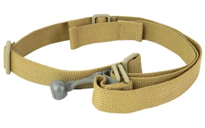Blue Force Gear GMT "Give Me Tail", 2-Point Combat Sling, 1.25" Webbing, Snag Free Lock Release Tab, TEX 70 Bonded Nylon Thread, Coyote Brown