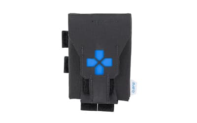 Blue Force Gear Nano ES V2, Micro Trauma Kit NOW!, Medical Pouch, Empty, Black, Helium Whisper Attachment