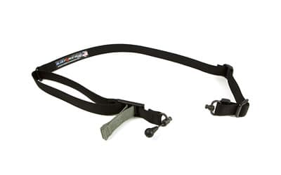 Blue Force Gear Vickers 221 Sling, 2-To-1 Point Sling, Black, RED Swivel, Molded Acetal Adjuster