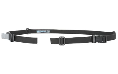Blue Force Gear Vickers, 2-Point Combat Sling, Push Button Swivels, 54" with Adjuster Tightened, Black, 1.00" Webbing