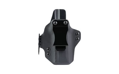 BlackPoint Tactical Dual Point Inside Waistband Holster, Fits Sig P365 AXG Legion, Black Kydex & Leather, 1.75" Metal Strut Loop