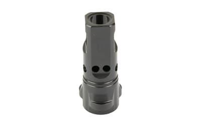 Breek Arms Echo Single-Port Breek-LOK 3QD, Breek-LOK 3QD Compatible Muzzle Devices, Brake, 30 Caliber, 5/8X24, Matte Finish, Black