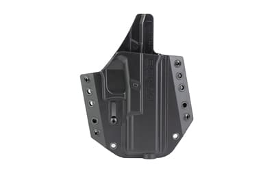 Bravo Concealment BCA, OWB Concealment Holster, 1.5" Belt Loops, Fits Glock 17/31/32/47, Right Hand, Black, Polymer, Does not fit Glock Gen 5 40SW