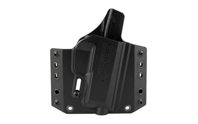 Bravo Concealment BCA, OWB Concealment Holster, 1.5" Belt Loops, Fits Sig Sauer P365, Right Hand, Black, Polymer