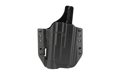 Bravo Concealment BCA Light Bearing, OWB Concealment Holster, 1.5" Belt Loops, Fits GLOCK 17/19/22/31/47 w/Streamlight TLR-1, Right Hand, Black