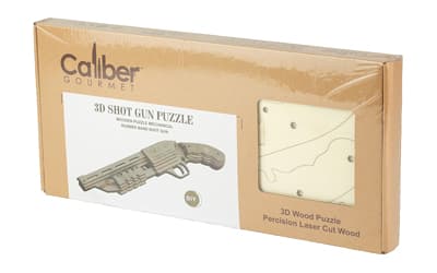 Caliber Gourmet Wood Shotgun Puzzle, Brown