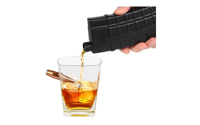 Caliber Gourmet Caliber Gourmet AR Magazine Flask, 7oz, Black