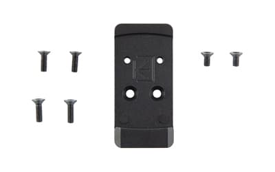 Calculated Kinetics DOGTAG Optic Plate, Holosun K/RMSc Footprint, Fits GLOCK M.O.S. Models (Not 43X), Anodized Finish, Black