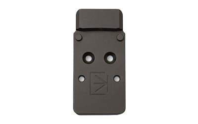 Calculated Kinetics DOGTAG Optic Plate, For Trijicon SRO/RMR HD, Fits GLOCK MOS (Does Not Fit 43X/48), Anodized Finish, Black