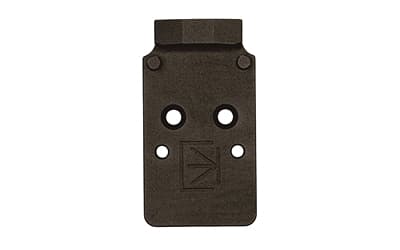 Calculated Kinetics DOGTAG Optic Plate, For Trijicon RMR, Fits Walther PDP 2.0 and F Series, Anodized Finish, Black