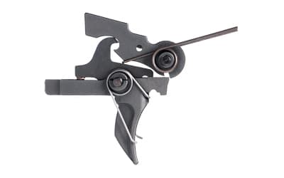 CMC Triggers Component, Single Stage Combat Curved, 3.5lb Trigger, Fits AR15, Small Pin, Black