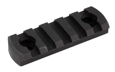 CMC Triggers M-Lok Picatinny Rail, 5 Slot, Fits M-LOK Rail, 2.5" Long, Anodized Finish, Black