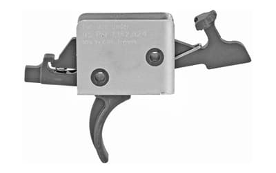 CMC Triggers 2-Stage Small Pin Curved Trigger, 2lb Set - 2lb Release, Black Finish