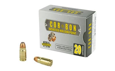 Corbon Ammo Self Defense, 357SIG, 125 Grain, Jacketed Hollow Point, 20 Round Box