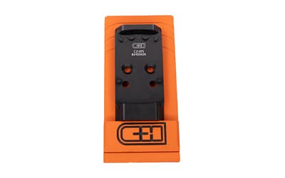 C&H Precision V4, Optic Mounting Plate, Fits Optic Ready CZ P10 to Holosun EPS/EPS Carry, Anodized Finish, Black
