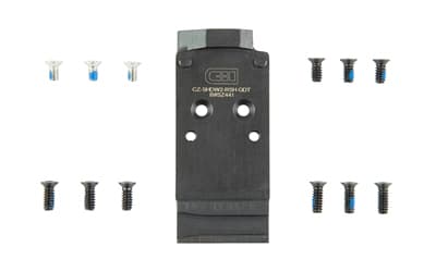 C&H Precision V4, Optic Mounting Plate, Steel Construction, GLOCK Dovetail, Fits Optic Ready CZ Shadow 2, Trijicon RMR/SRO