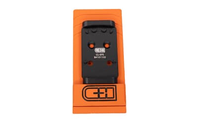 C&H Precision V4, Optic Mounting Plate, Fits Glock MOS (Not 43X) to Holosun EPS/EPS Carry, Anodized Finish, Black