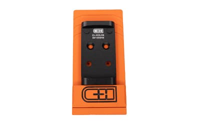 C&H Precision V4, Optic Mounting Plate, Fits Glock MOS (Not 43X) to Holosun 407K/507K, Anodized Finish, Black